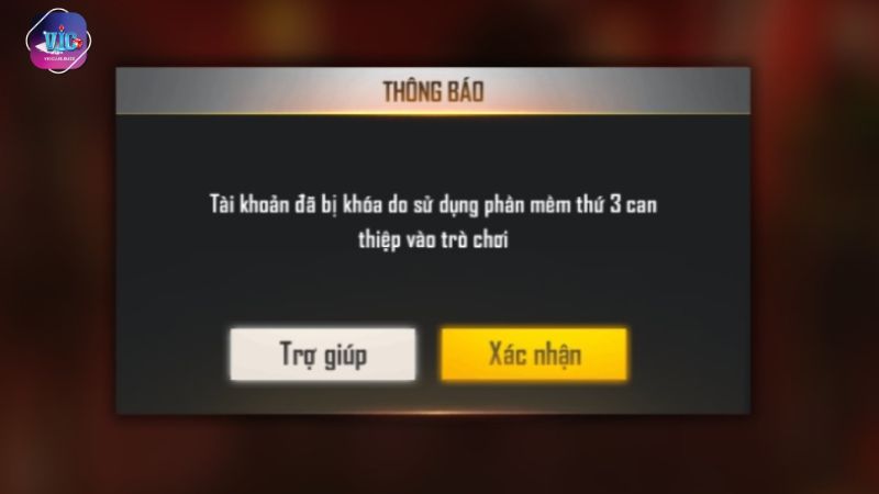 Khi phát hiện có gian lận, hệ thống sẽ thông báo khoá tài khoản của hội viên