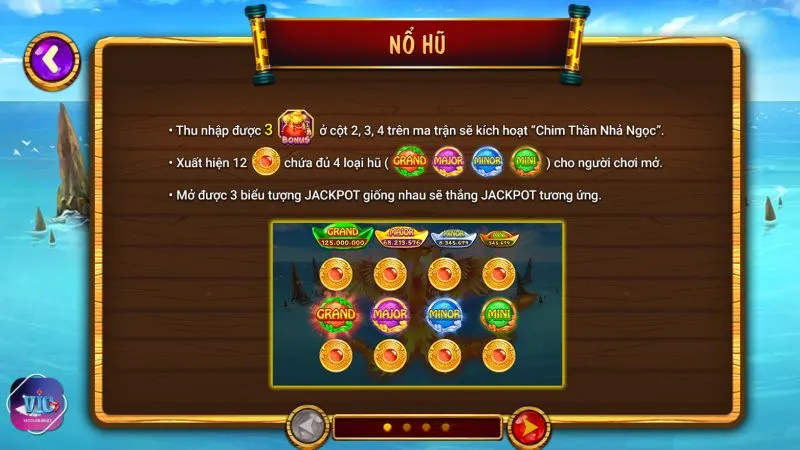 Tính năng nổ hũ Jackpot là niềm mơ ước của mọi game thủ