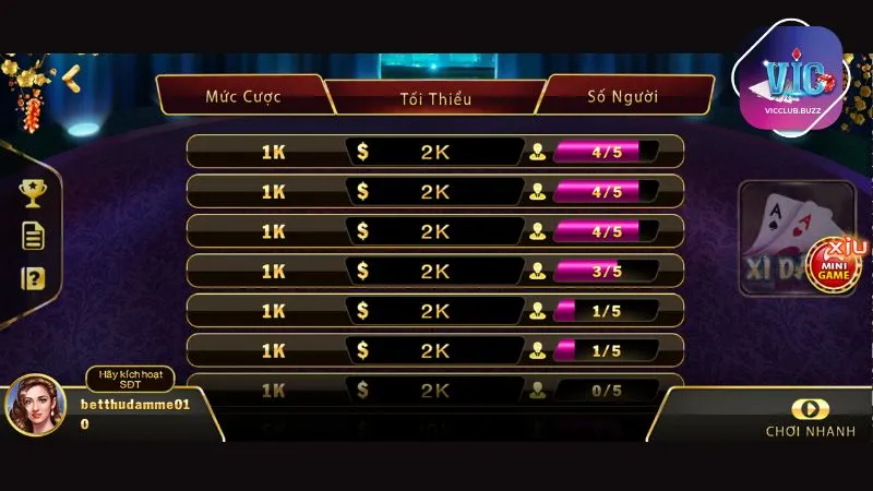 Game bài thu hút đông đảo người chơi