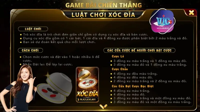 Luật chơi Xóc Đĩa VicClub được hướng dẫn chi tiết, cụ thể cho người mới